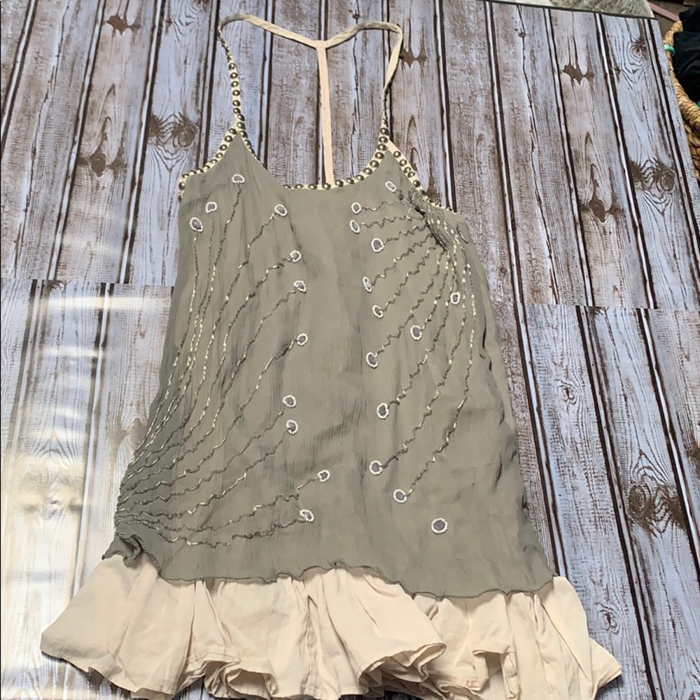 Free People Beaded Top